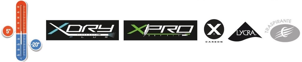 20-5-logo-XDry-Logo-XPro-logo-Resistex-carbon-logo-lycra-logo-traspirante-1024x211